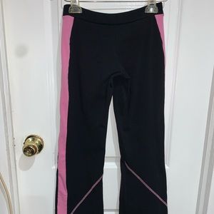 Pezzi sports pants, black and pink, Small
